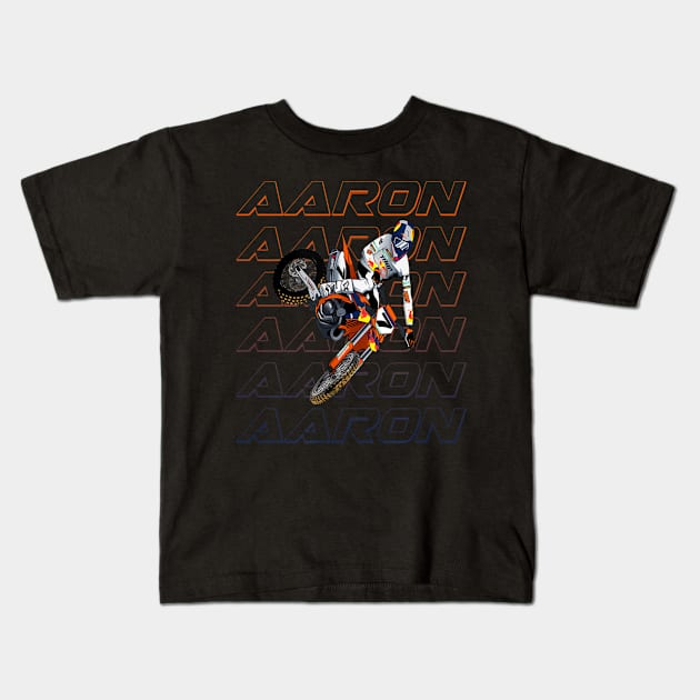 Ap7 Supercross-Motocross-Plessinger-Aaron-2024 Kids T-Shirt by marchizano